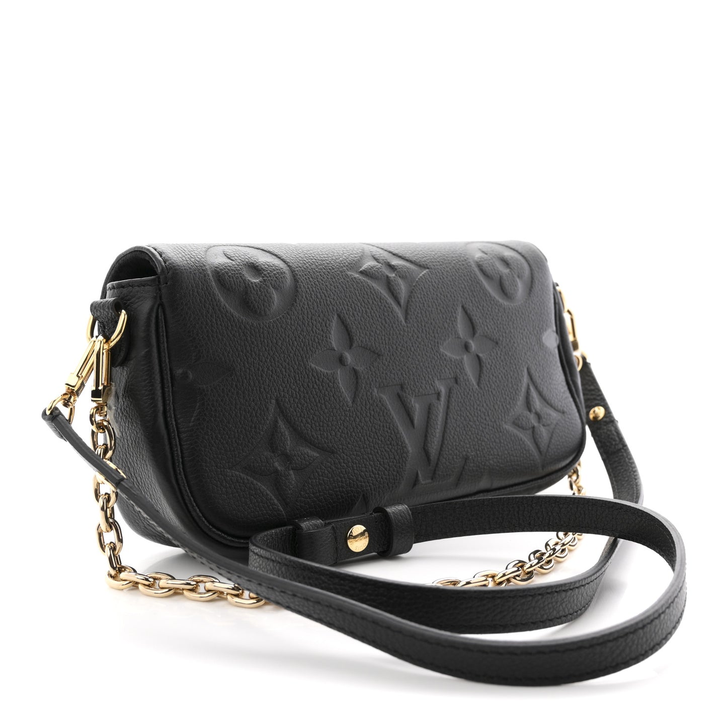 Empreinte Monogram Giant Ivy Wallet On Chain Black