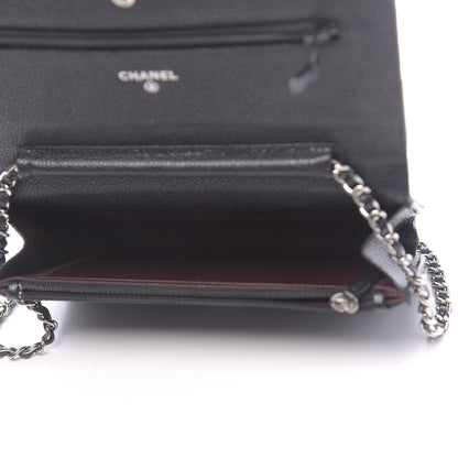 Chanel Caviar Quilted Wallet On Chain WOC Black 5 of 13