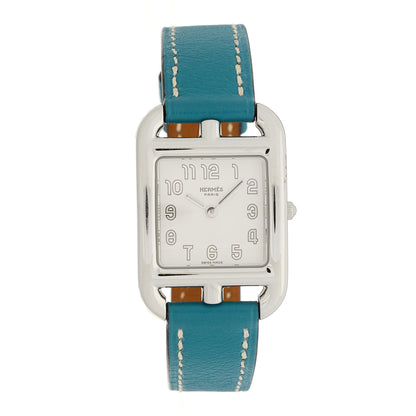 Hermes Stainless Steel Swift 23mm Cape Cod Quartz Watch Blue Jean 1 of 5