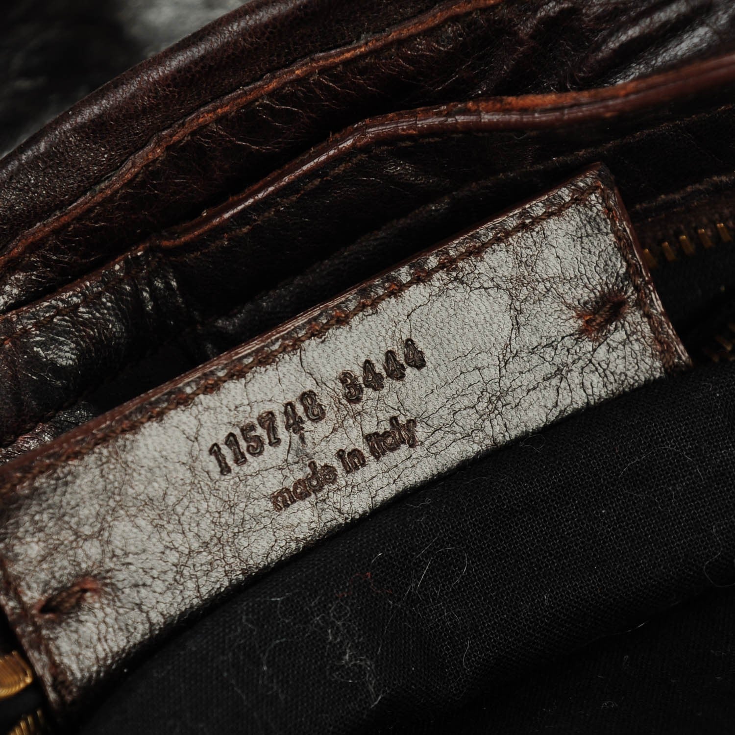 Balenciaga Chevre Classic Hardware City Chocolate 7 of 7