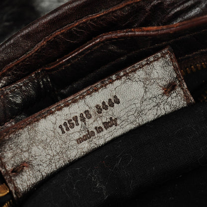 Balenciaga Chevre Classic Hardware City Chocolate 7 of 7
