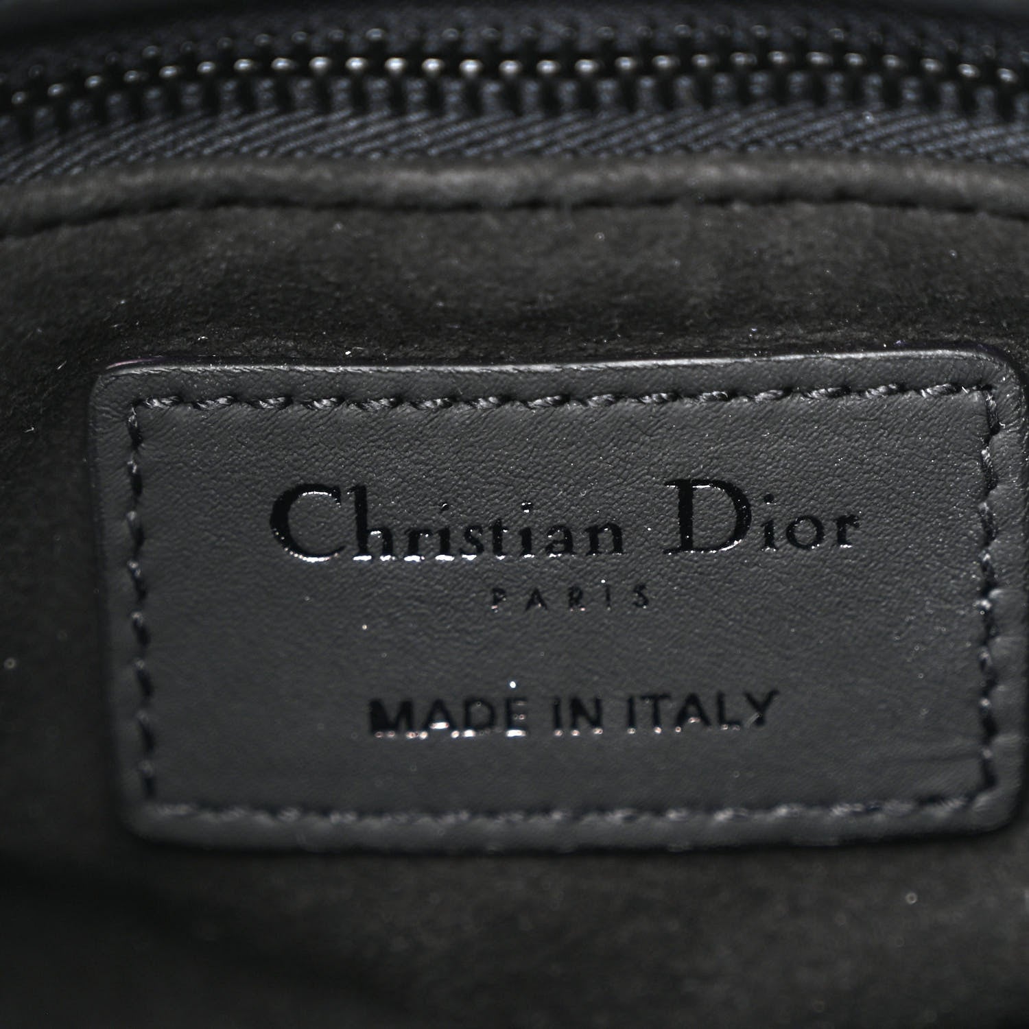 Christian Dior Ultra Matte Calfskin Cannage Mini Lady Dior Black 6 of 11
