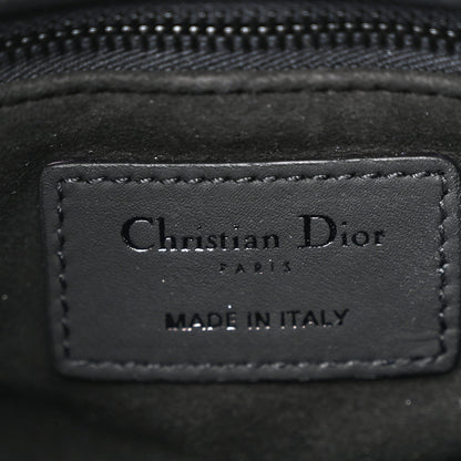 Christian Dior Ultra Matte Calfskin Cannage Mini Lady Dior Black 6 of 11