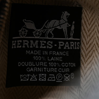Hermes Wool Large Bride-A-Brac H Natte Pouch Bleu Abysse 6 of 7