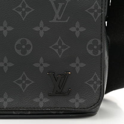 Louis Vuitton Monogram Eclipse District PM Black 10 of 10