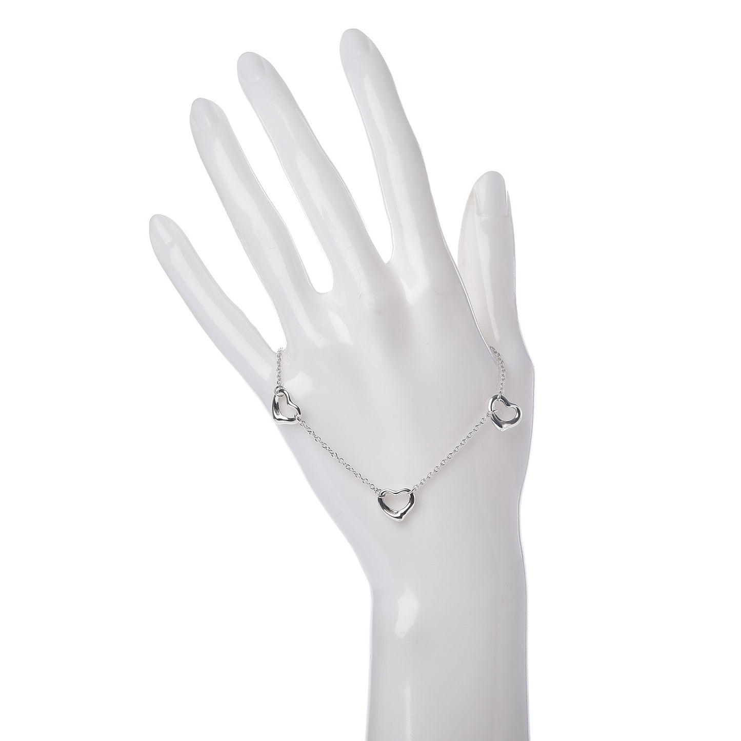 Sterling Silver Elsa Peretti Open Heart Bracelet