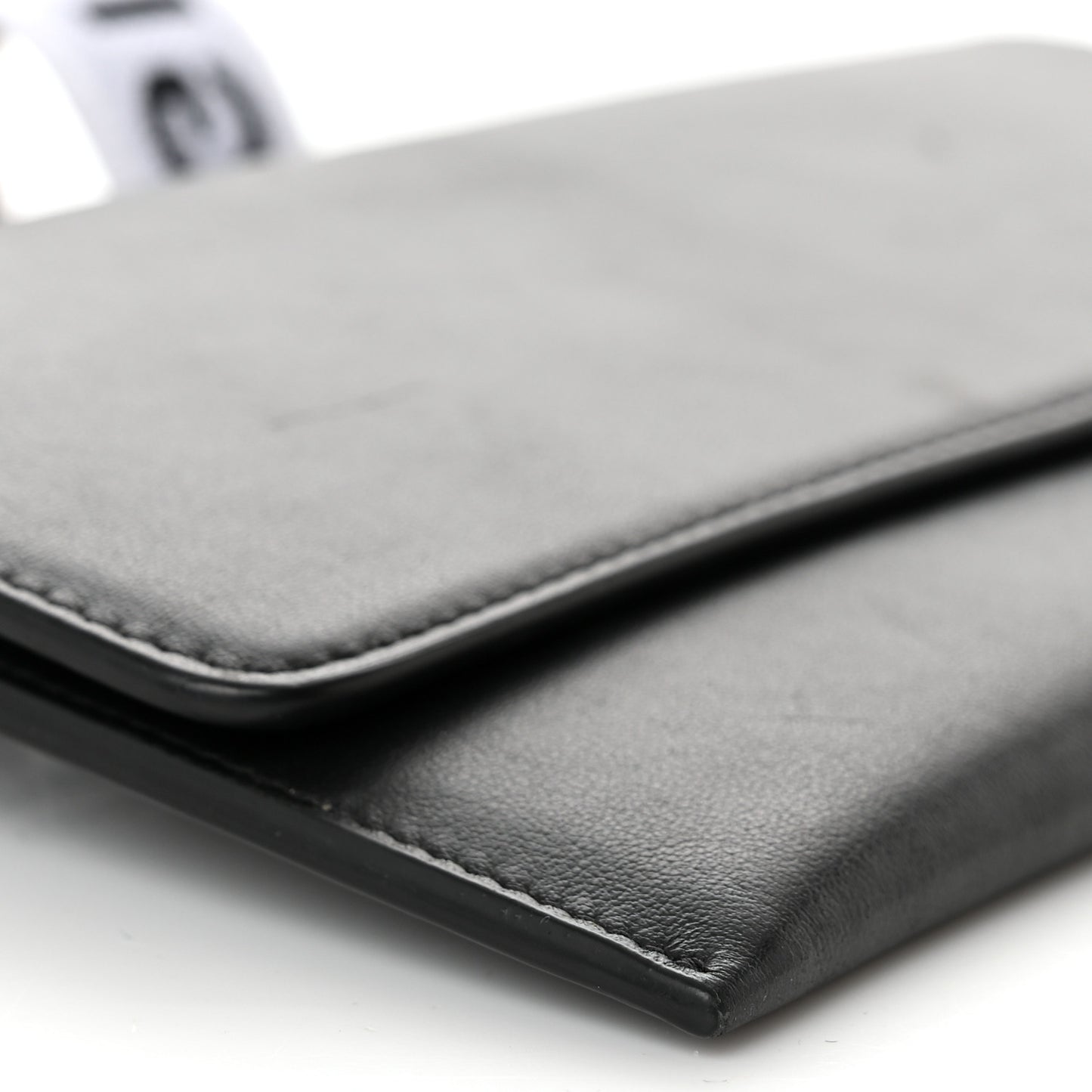 Calfskin 4G Flap Pouch Black