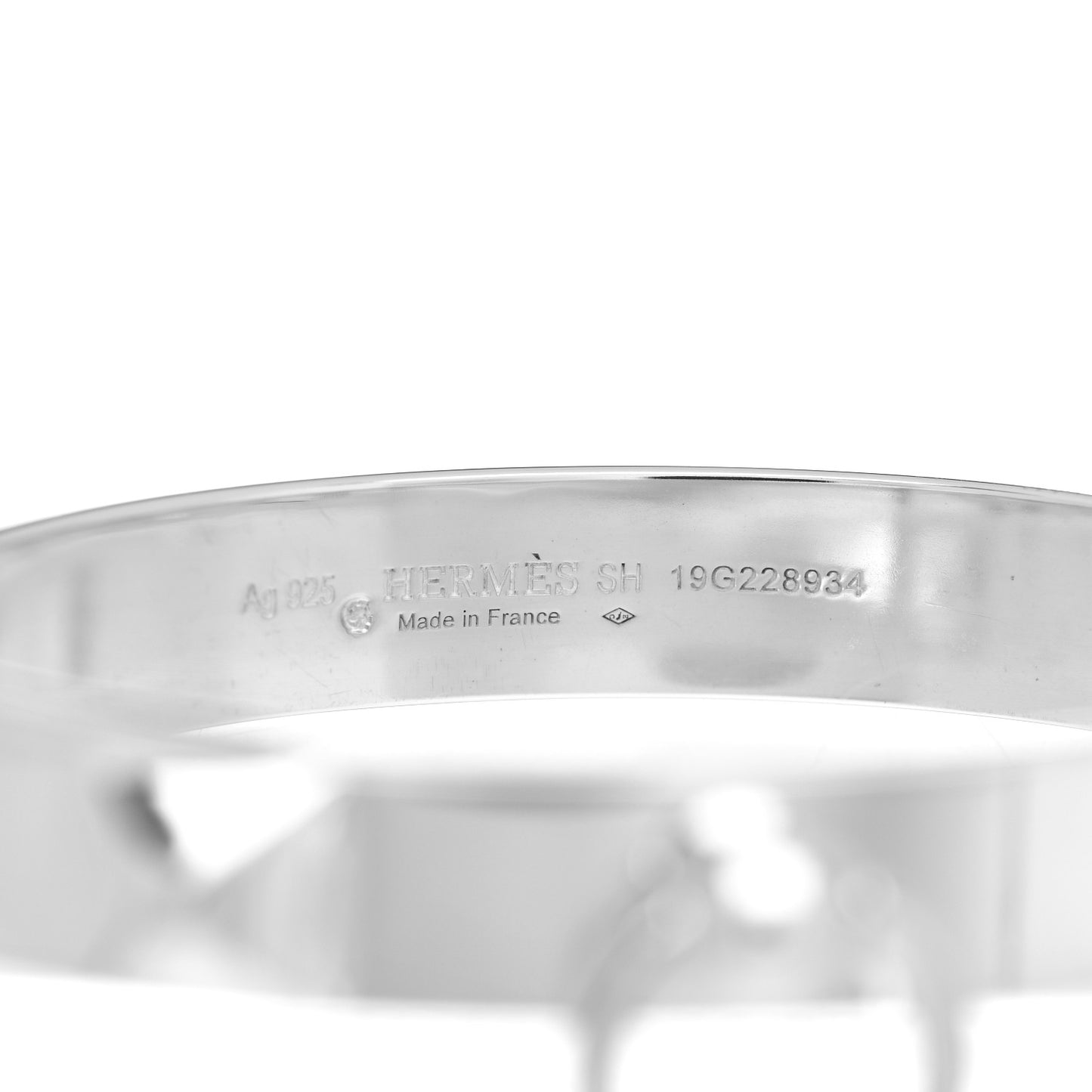 Sterling Silver PM Collier De Chien Bracelet SH