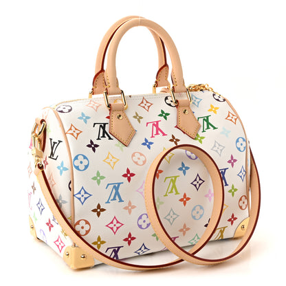 Louis Vuitton LV X TM Monogram Multicolor Speedy Bandouliere 25 White 3 of 9