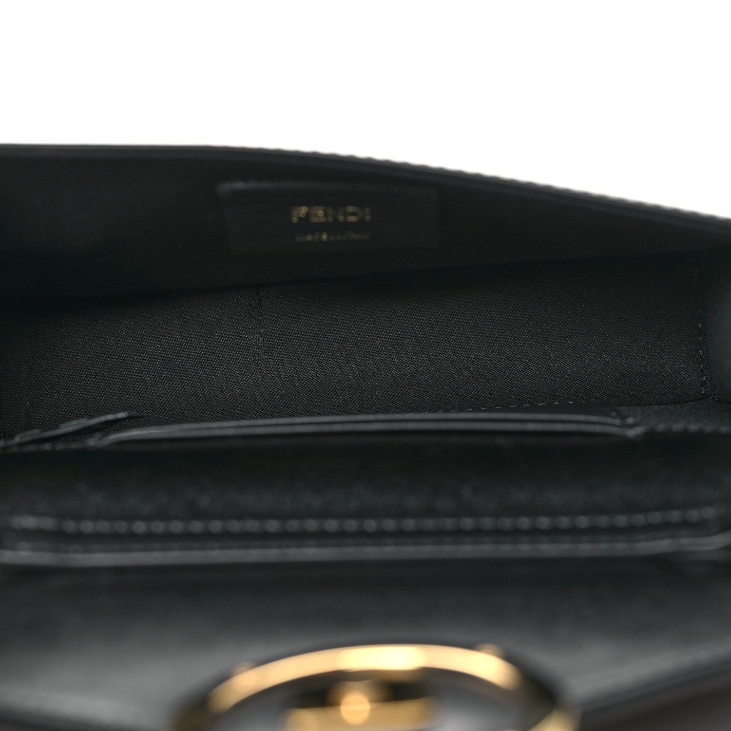 Fendi Vitello Liberty Lucido F is Fendi Envelope Belt Bag Black 5 of 10