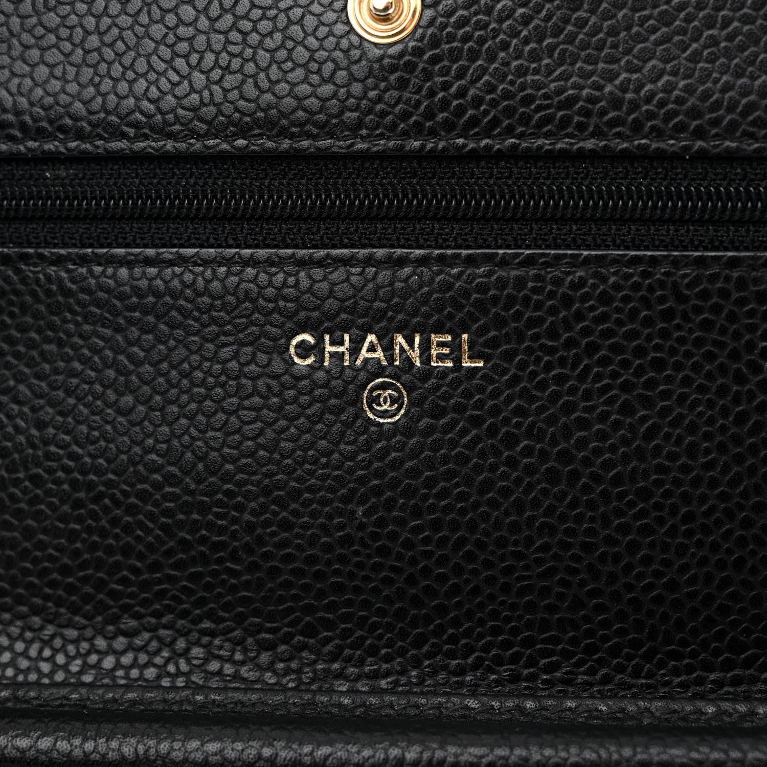 Chanel Caviar Quilted Wallet on Chain WOC Black 12 of 12