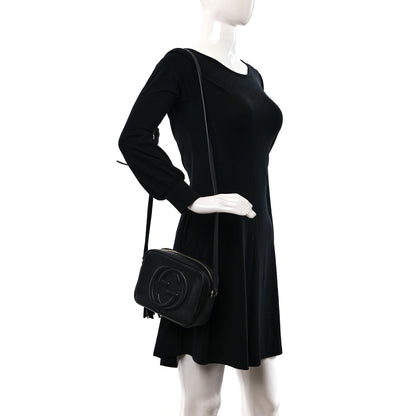 Gucci Pebbled Calfskin Small Soho Disco Bag Black 2 of 13