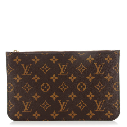 Louis Vuitton Monogram Neverfull MM GM Pochette Fuchsia 1 of 7