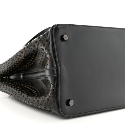 Alaia Lux Calfskin Vienne Mina 32 Bag Black 9 of 11
