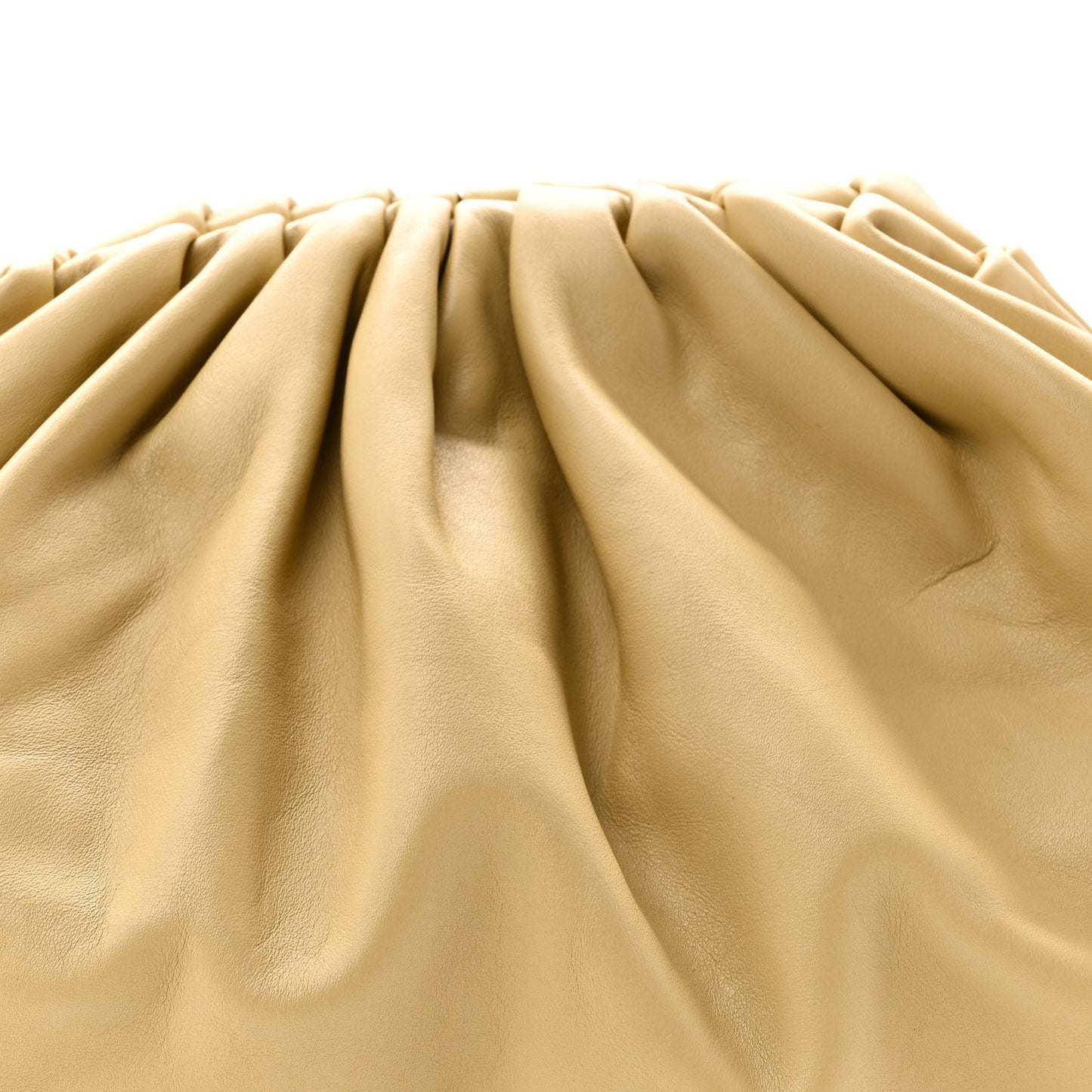 Smooth Butter Calf The Pouch Oversized Clutch Tapioca