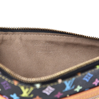 Louis Vuitton Monogram Multicolor Pochette Plate GM Black 6 of 10