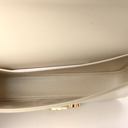 Celine Natural Calfskin Triomphe Shoulder Bag White 5 of 12