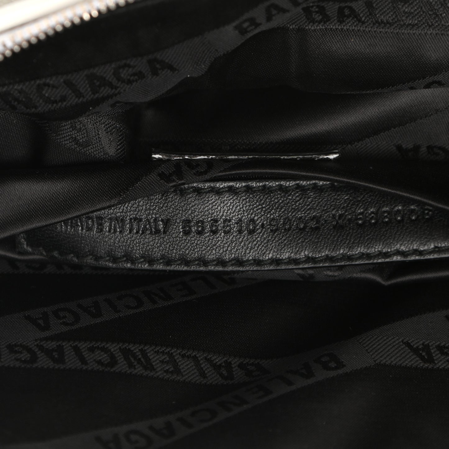 Shiny Goatskin Allover Logo Embossed XXS Souvenir Belt Bag White