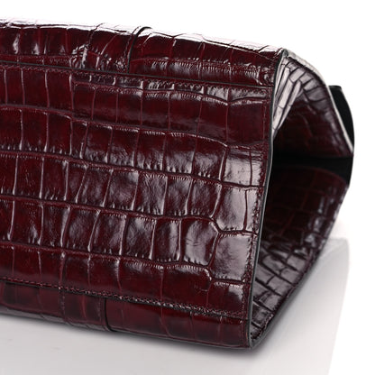 Mulberry Crocodile Embossed Calfskin Bayswater Oxblood 8 of 12