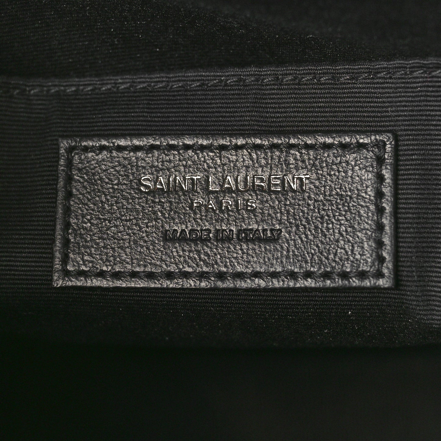 Calfskin Matelasse Monogram Monochrome Lou Camera Bag Black