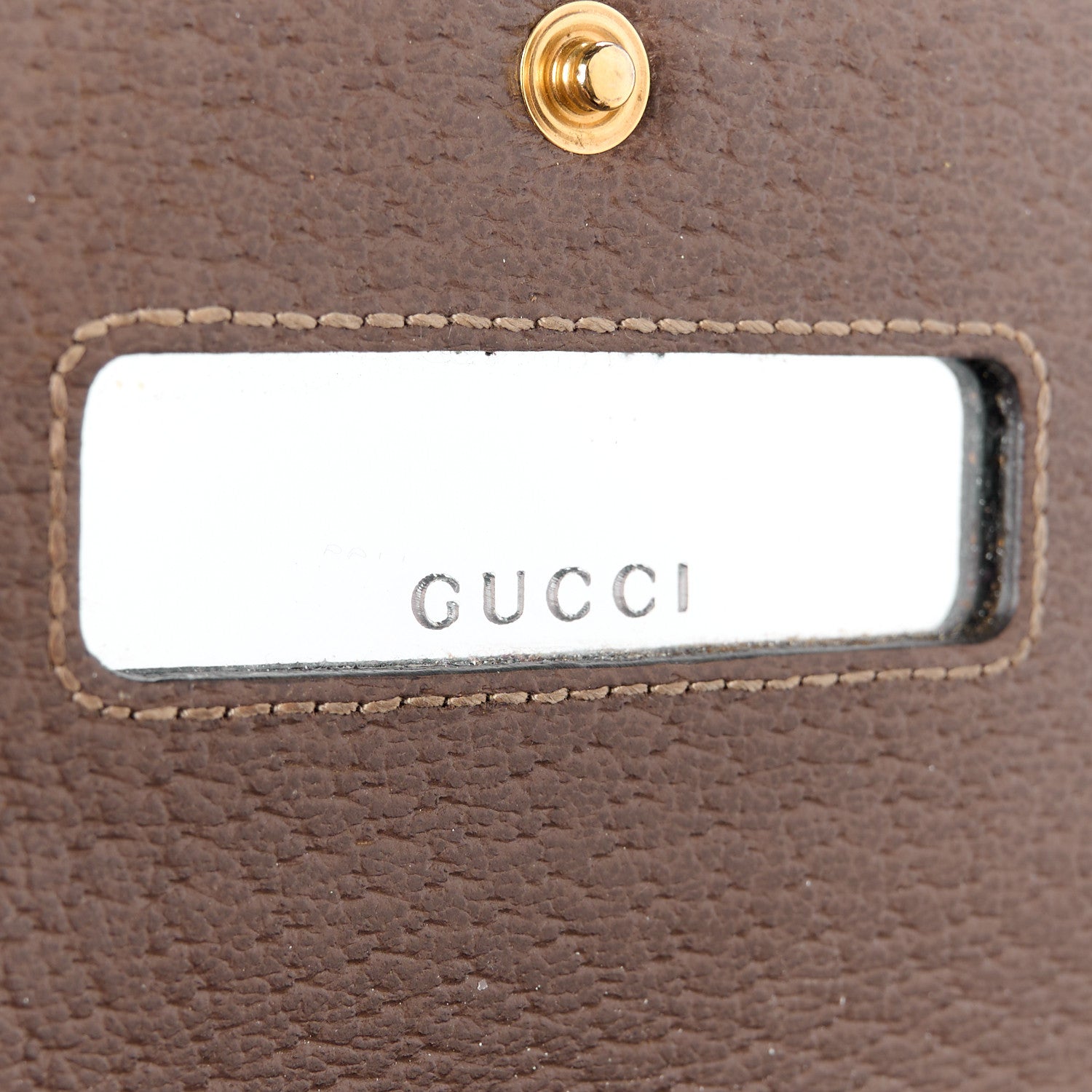 Gucci GG Supreme Monogram Web Ophidia Wallet On Chain Brown 7 of 11