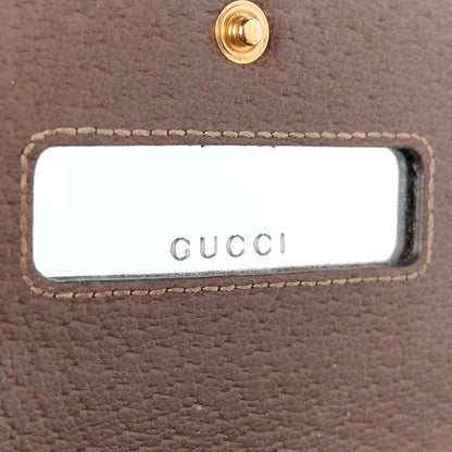 Gucci GG Supreme Monogram Web Ophidia Wallet On Chain Brown 7 of 11