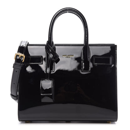 Saint Laurent Vernice Diamond Calfskin Nano Sac de Jour Black 1 of 6