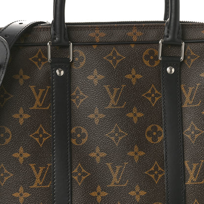 Louis Vuitton Monogram Macassar Porte-Documents Voyage PM 7 of 9