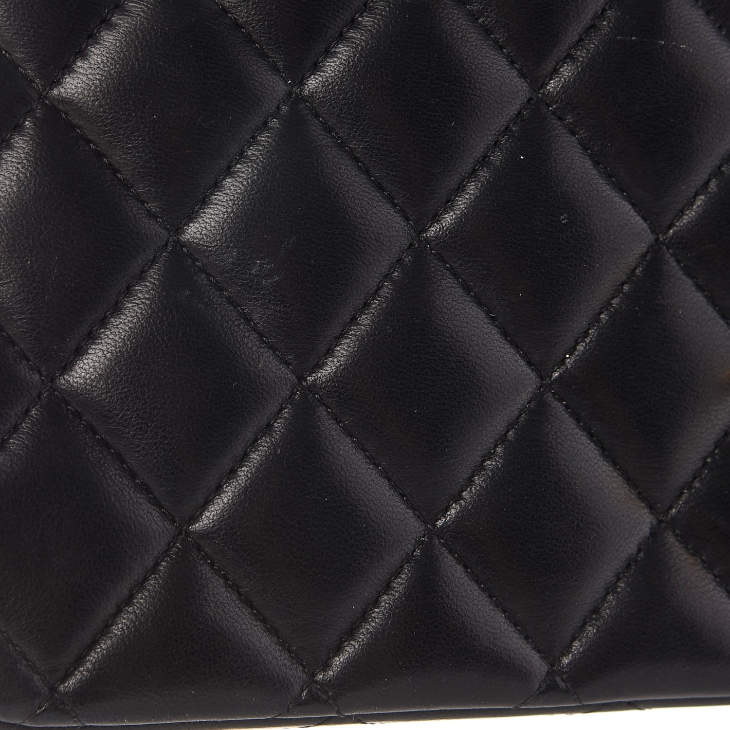 Chanel Lambskin Quilted Medium Double Flap Black 13 of 13