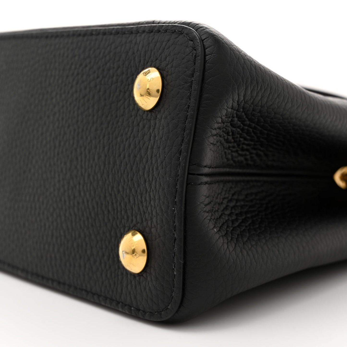 Taurillon Capucines PM Black Rose Berlingot