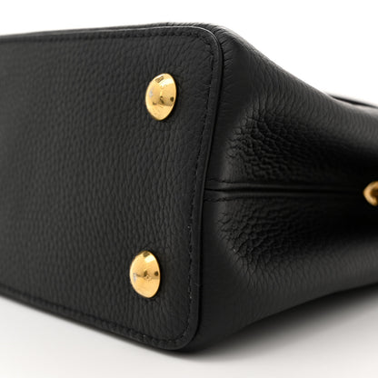 Louis Vuitton Taurillon Capucines PM Black Rose Berlingot 9 of 10
