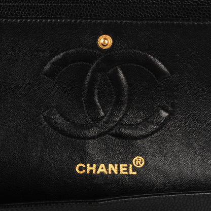 Chanel Caviar Quilted Medium Double Flap Black 6 of 9
