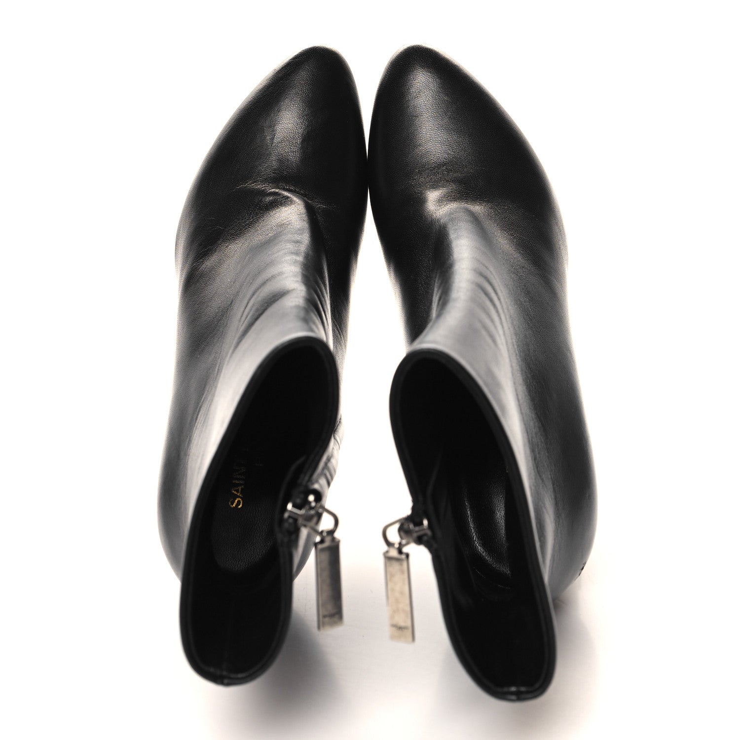 Saint Laurent Nappa Vendome Loulou Ankle Zip Boot 35.5 Black 2 of 9