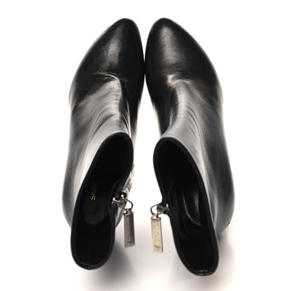 Saint Laurent Nappa Vendome Loulou Ankle Zip Boot 35.5 Black 2 of 9