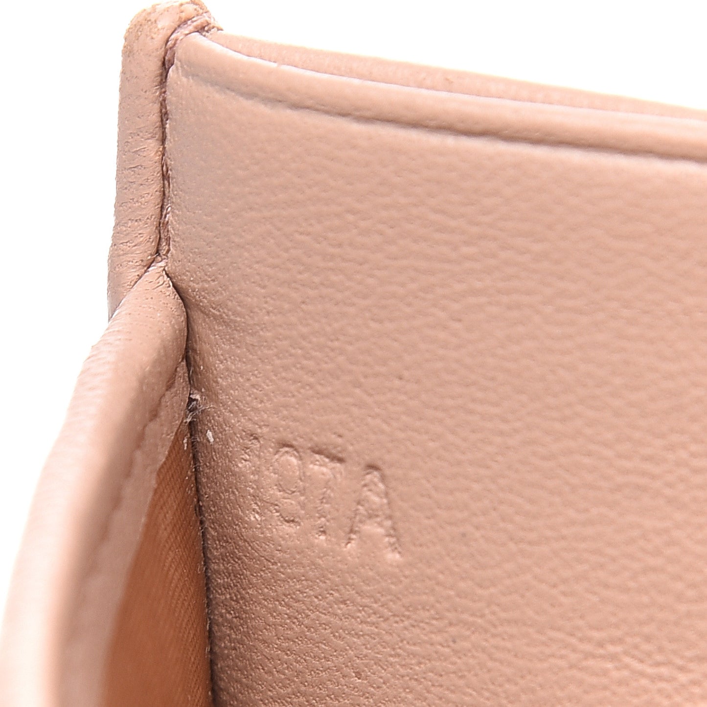 Nappa Matelasse Card Holder Cammeo