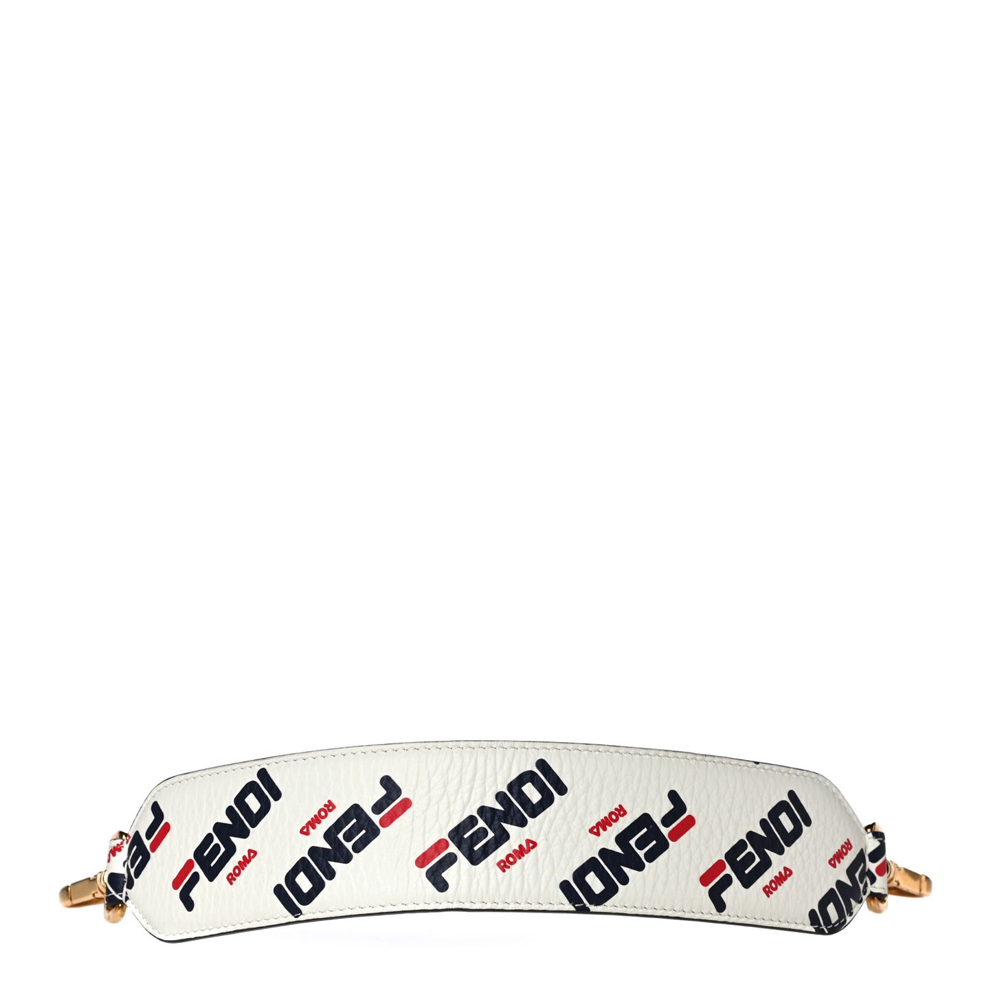 X FILA Calfskin Mania Mini Strap You White