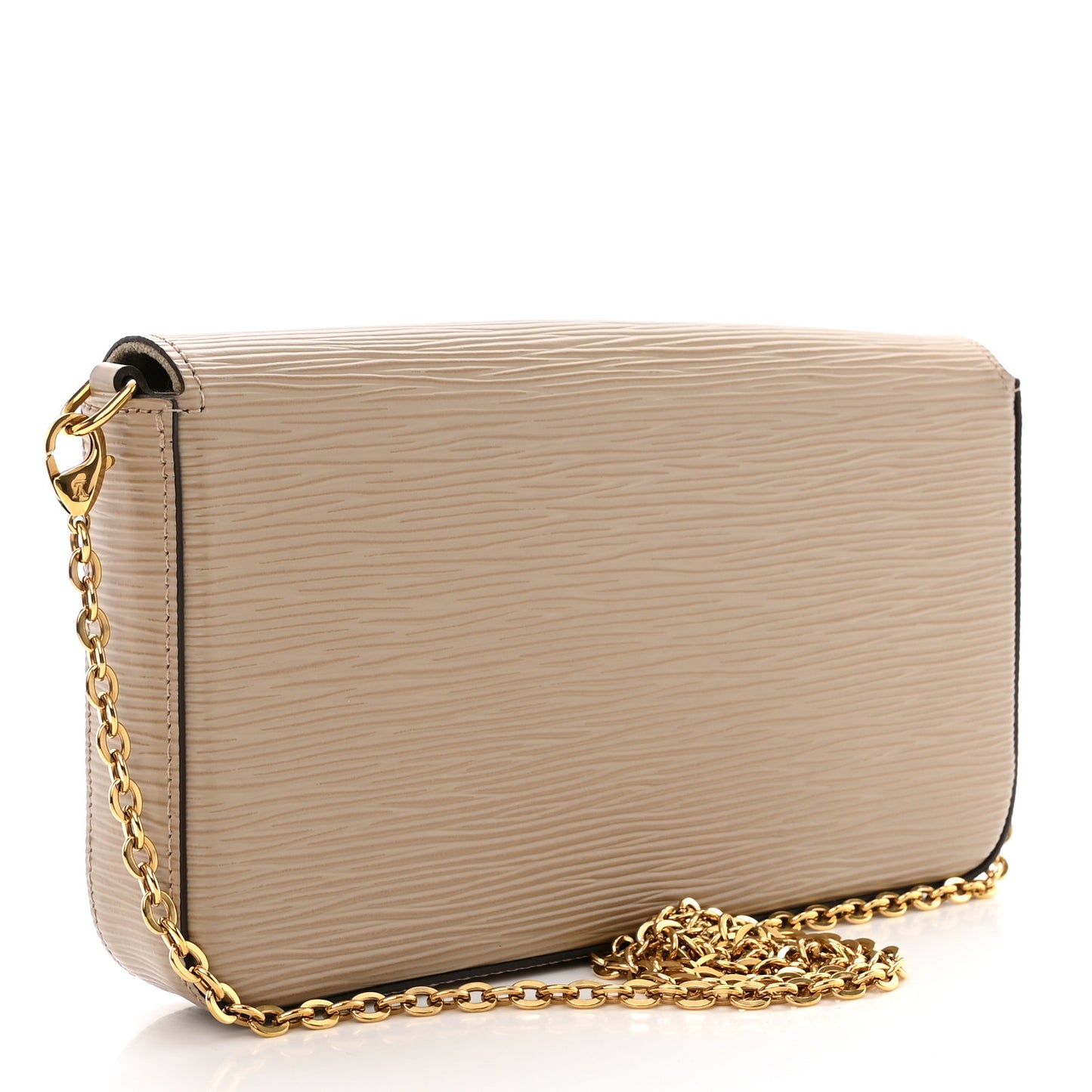 Epi Felicie Pochette Chain Wallet Galet