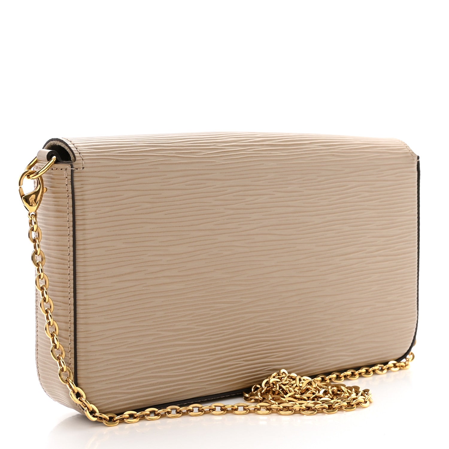 Louis Vuitton Epi Felicie Pochette Chain Wallet Galet 4 of 15