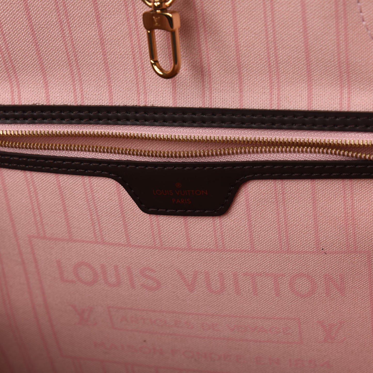 Damier Ebene Neo Neverfull MM Rose Ballerine