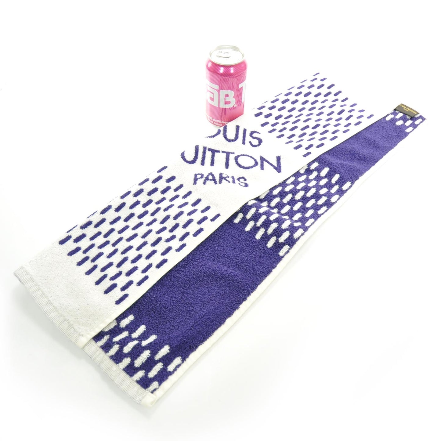 Cotton Damier Azur Gym Towel