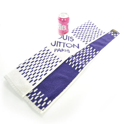 Louis Vuitton Cotton Damier Azur Gym Towel 2 of 6