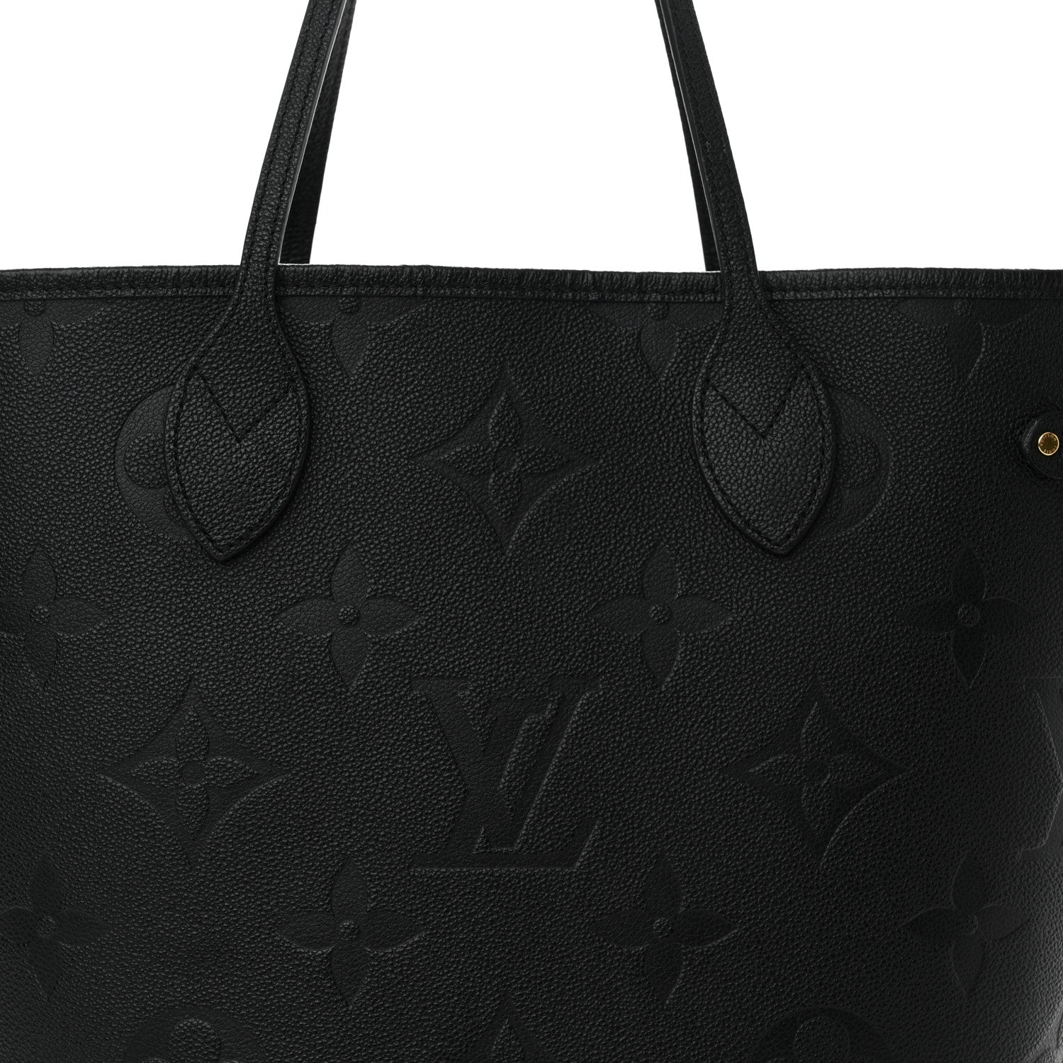 Louis Vuitton Empreinte Monogram Giant Neverfull MM Black 7 of 9