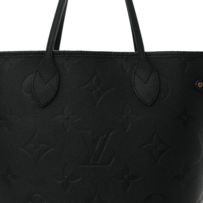 Louis Vuitton Empreinte Monogram Giant Neverfull MM Black 7 of 9