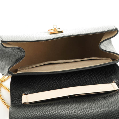 Chloe Grained Calfskin Lambskin Drew Shoulder Bag Black 5 of 7