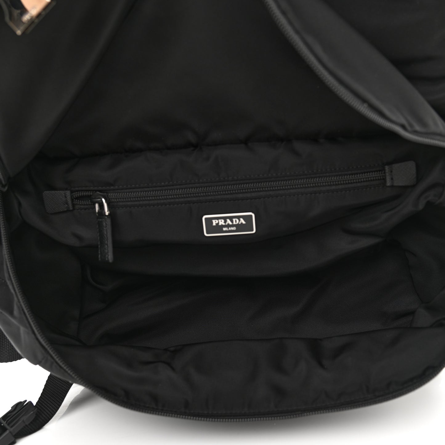 Nylon Tessuto Montagna Messenger Bag Black