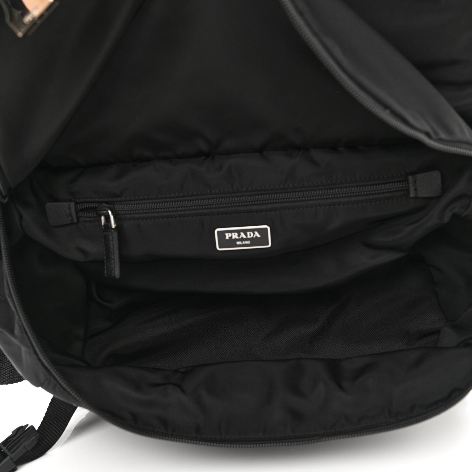 Prada Nylon Tessuto Montagna Messenger Bag Black 5 of 10