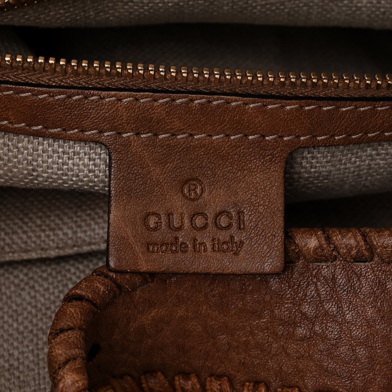Gucci Guccissima Large New Jackie Hobo Light Brown 6 of 12