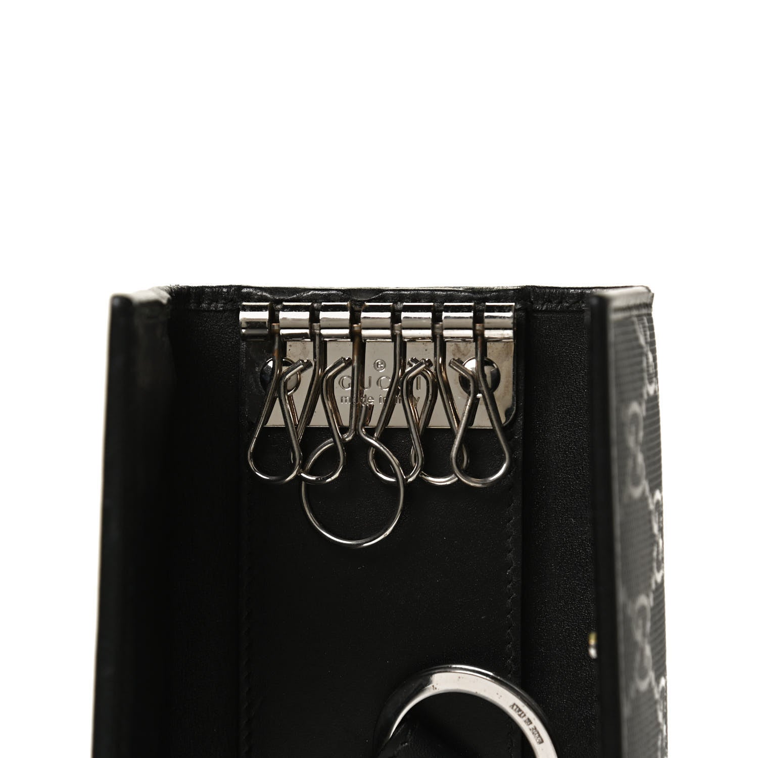 Gucci Imprime Monogram 6 Key Case Black 17 of 18