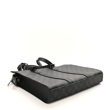 Louis Vuitton Monogram Eclipse Sac Plat Horizontal Zipper 4 of 9