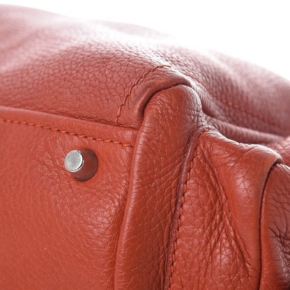 Prada Vitello Daino Shoulder Bag Arancio 16 of 17